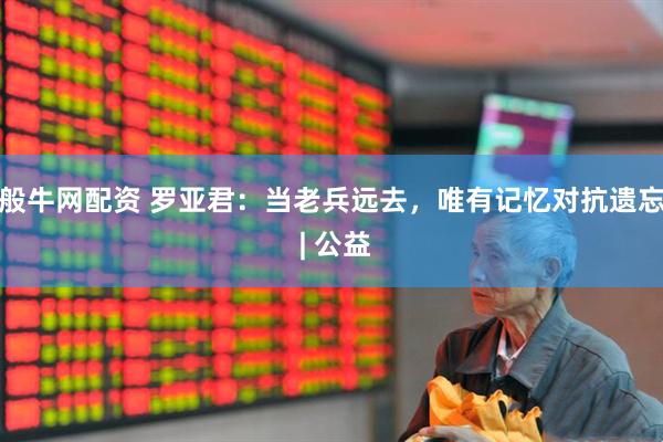 般牛网配资 罗亚君：当老兵远去，唯有记忆对抗遗忘 | 公益